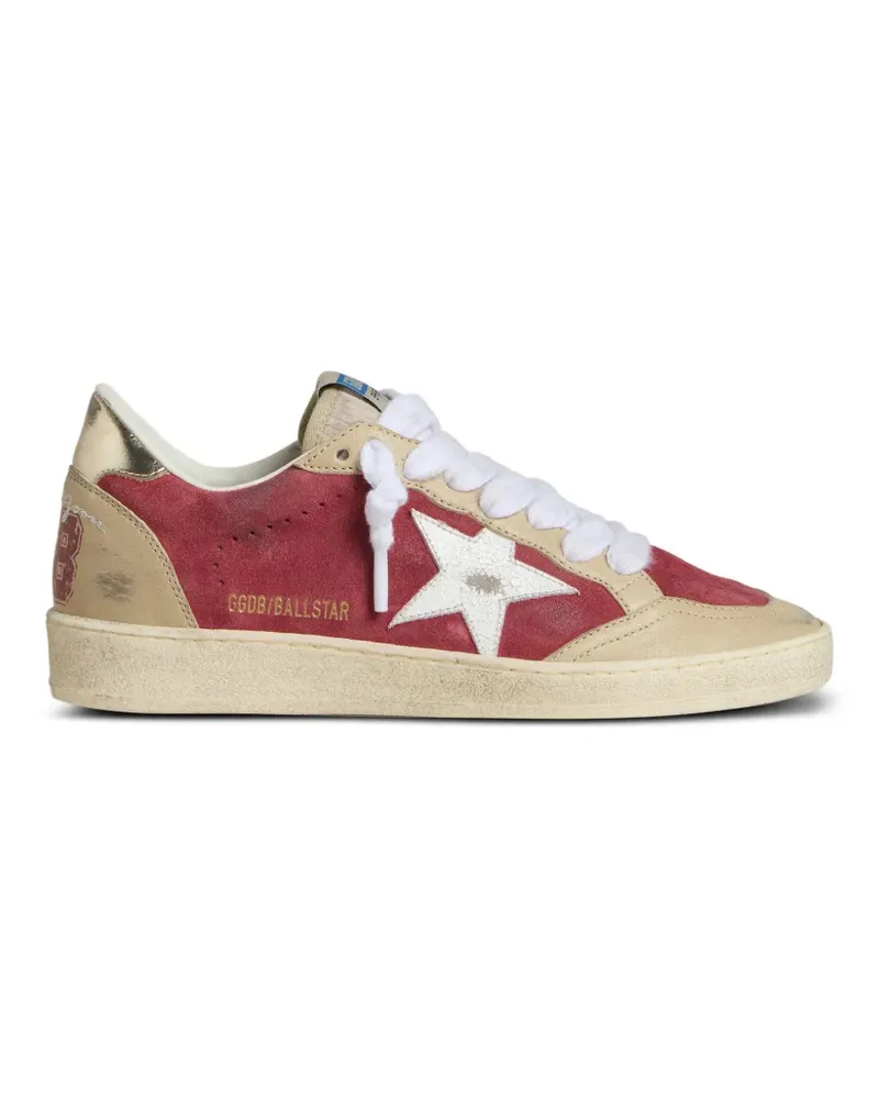 Golden Goose Ball Star Sneakers aus Wildleder - Rot Rot