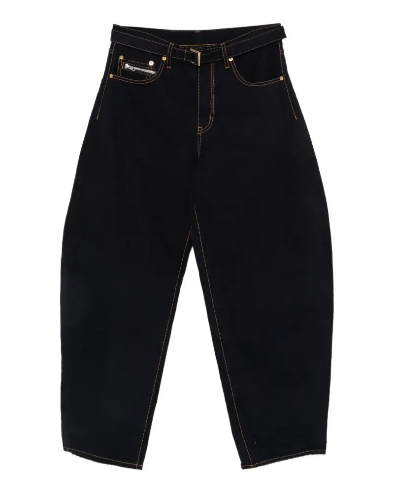 Sacai Jeans mit Gürtel - Blau Blau