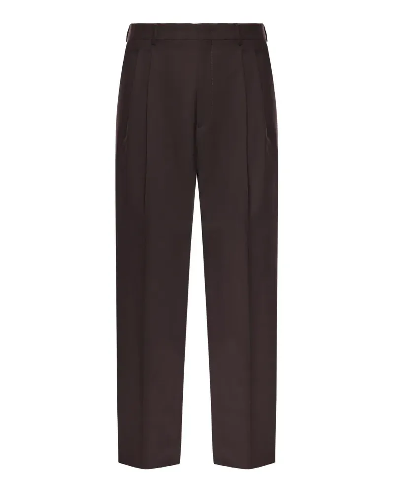 Be Able pleated straight-leg trousers - Braun Braun