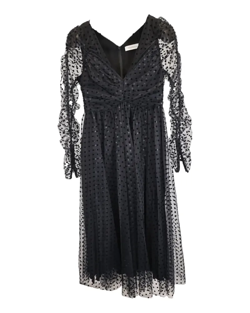 Zimmermann Gepunktetes Tüllkleid - Schwarz Schwarz