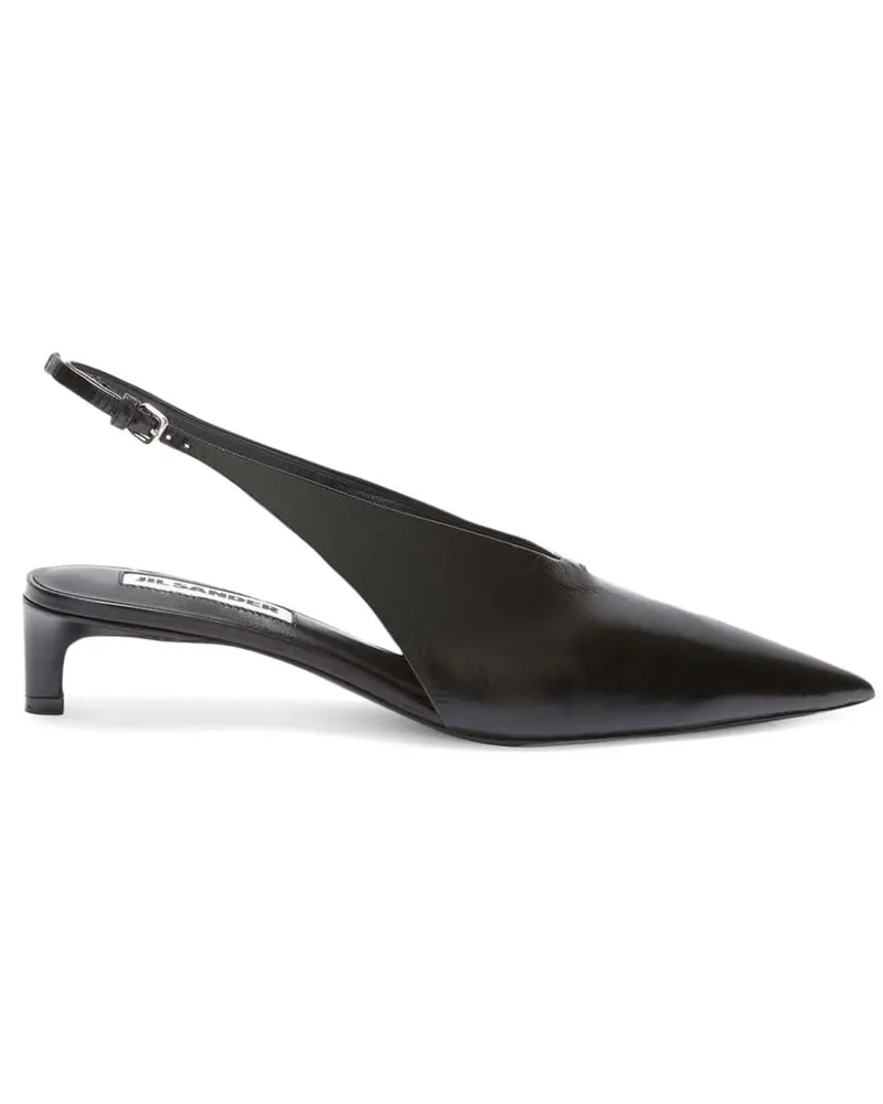 Jil Sander Spitze - Schwarz Schwarz
