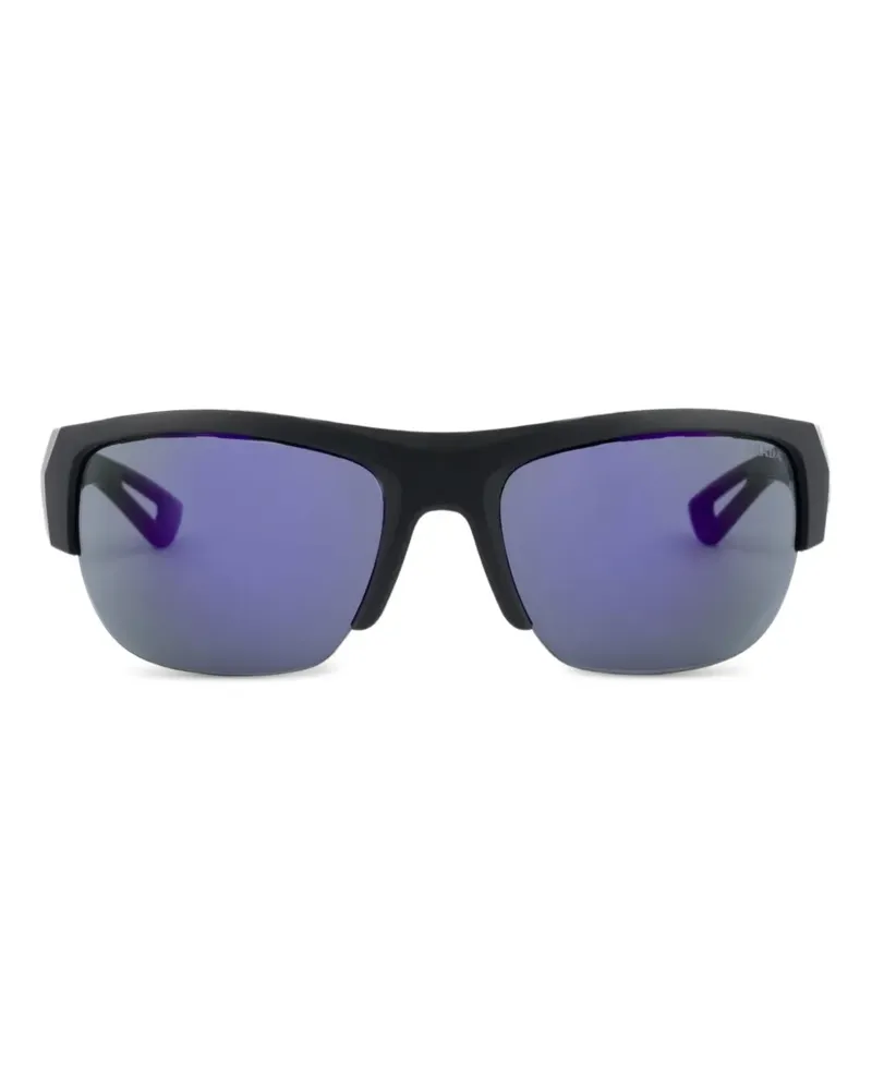 Prada Sonnenbrille mit Logo-Print - Schwarz Schwarz