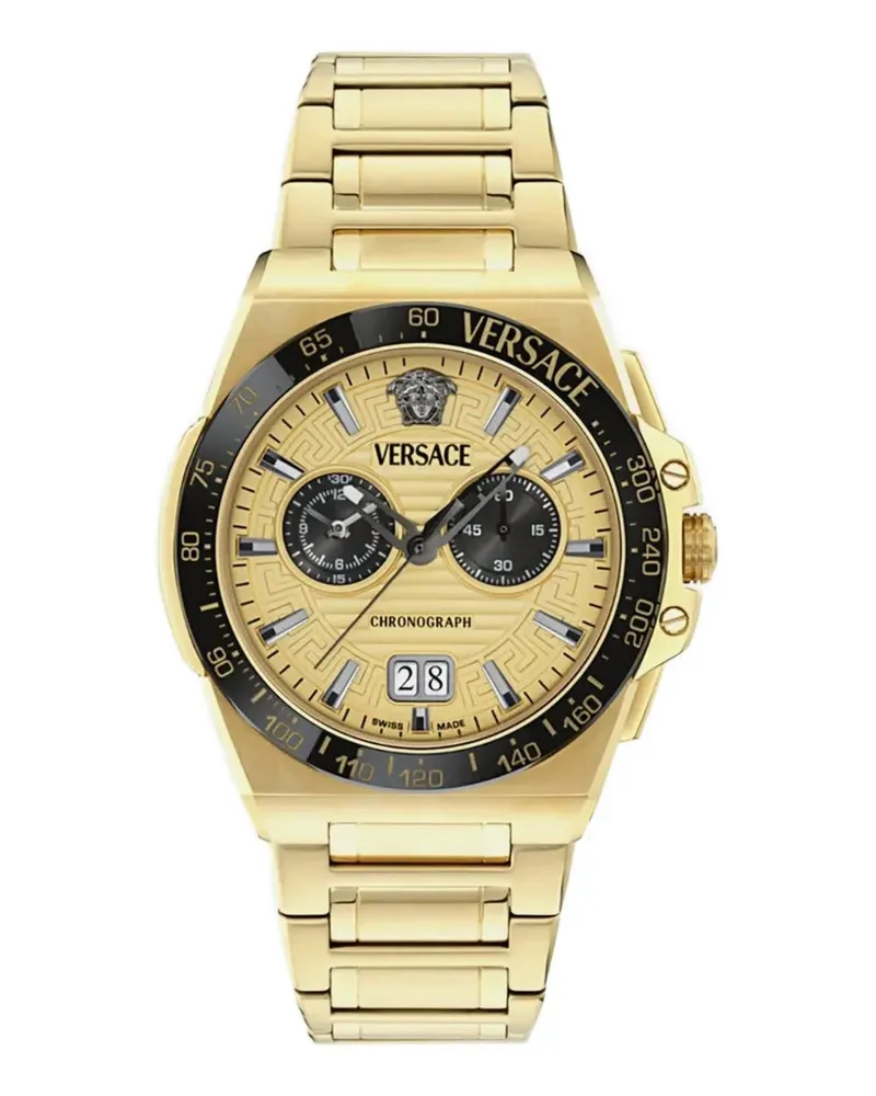 Versace Greca Reaction 43mm watch - Gold Gold