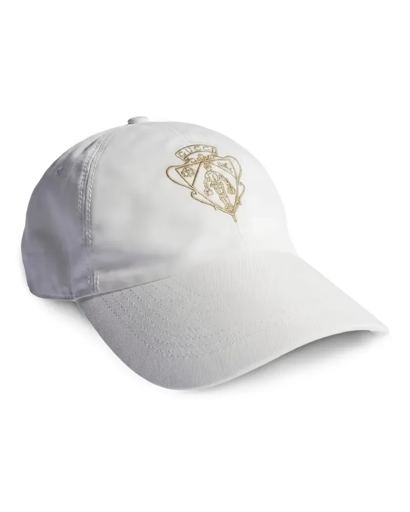 Gucci cotton baseball hat with embroidery - Weiß Weiß