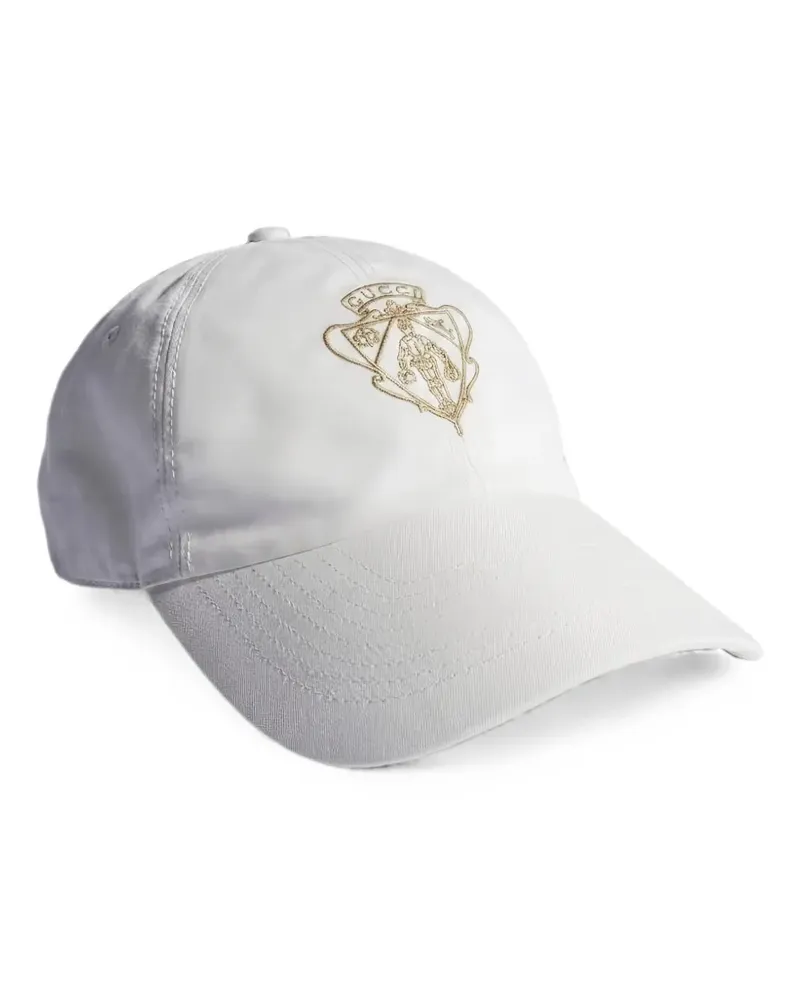 Gucci cotton baseball hat with embroidery - Weiß Weiß