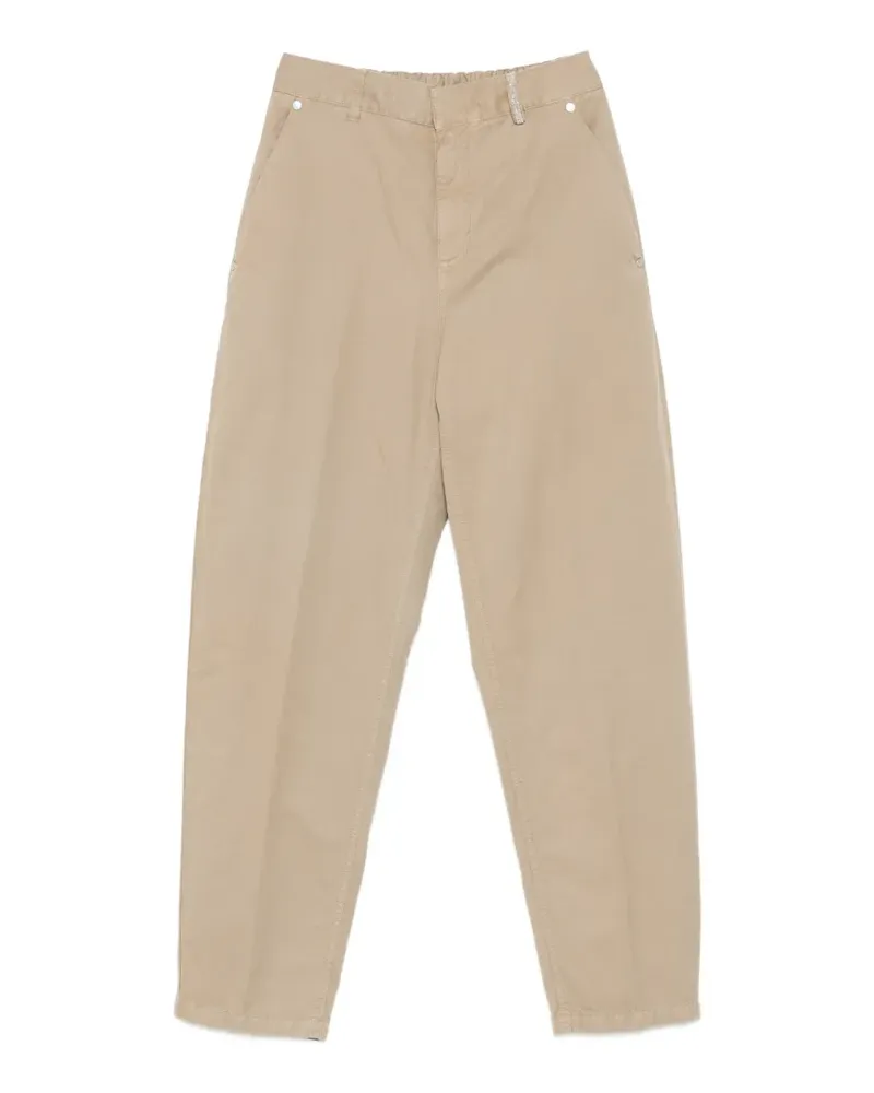 PANICALE Cashmere tapered trousers - Nude Nude