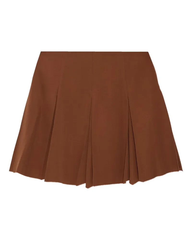 Marni pleated wool skirt - Braun Braun