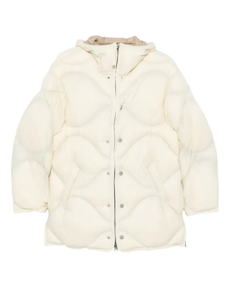 TAION Gesteppte Kapuzenjacke - Weiß Weiß