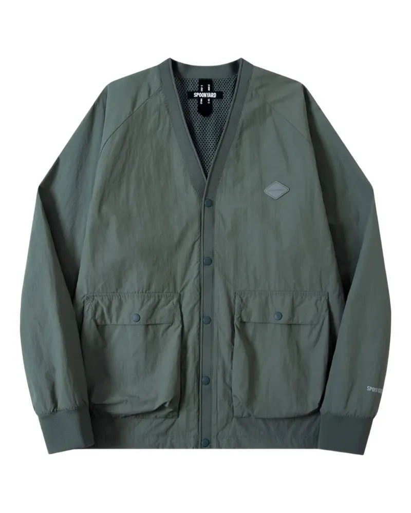 Spoonyard front pocket cardigan - Grün Grün