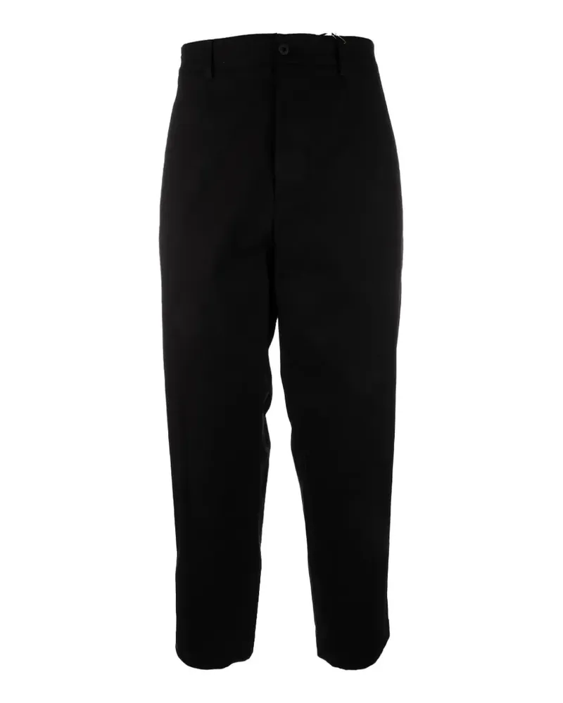 PENCE buckle-detail trousers - Schwarz Schwarz