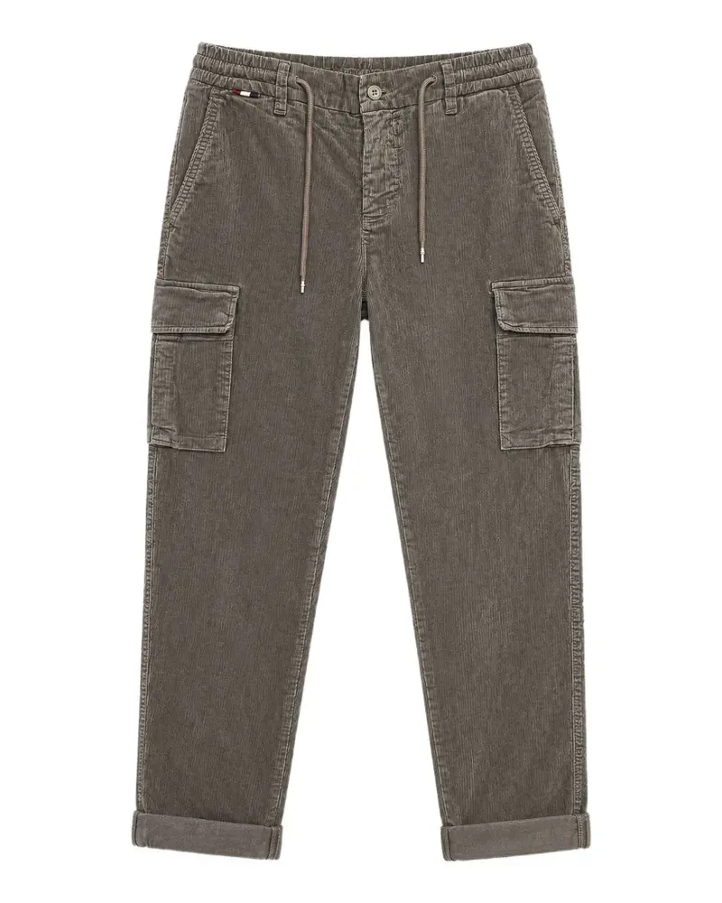 Mason's corduroy drawstring cargo pants - Grau Grau