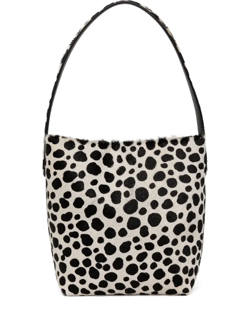 Liviana Conti Schultertasche mit Dalmatiner-Print - Nude Nude