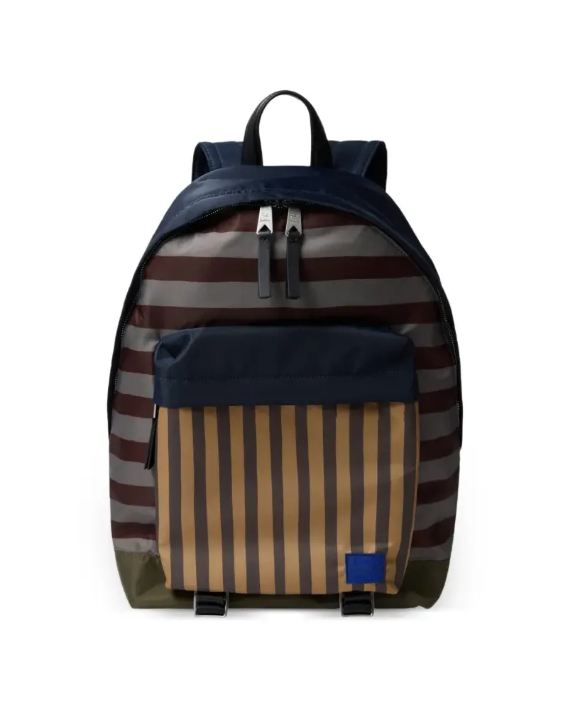 Paul Smith Gestreifter Rucksack - Blau Blau
