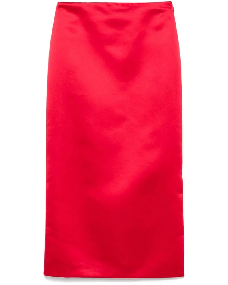 Vivetta Midirock aus Satin - Rot Rot