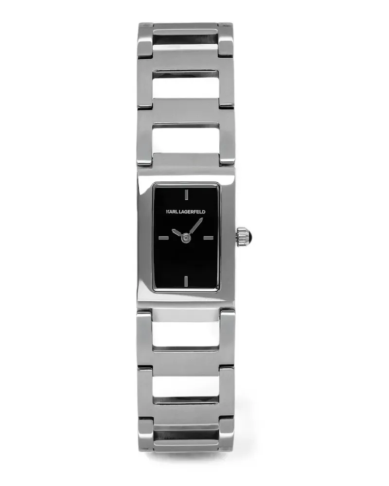 Karl Lagerfeld square-case 21mm watch - Schwarz Schwarz