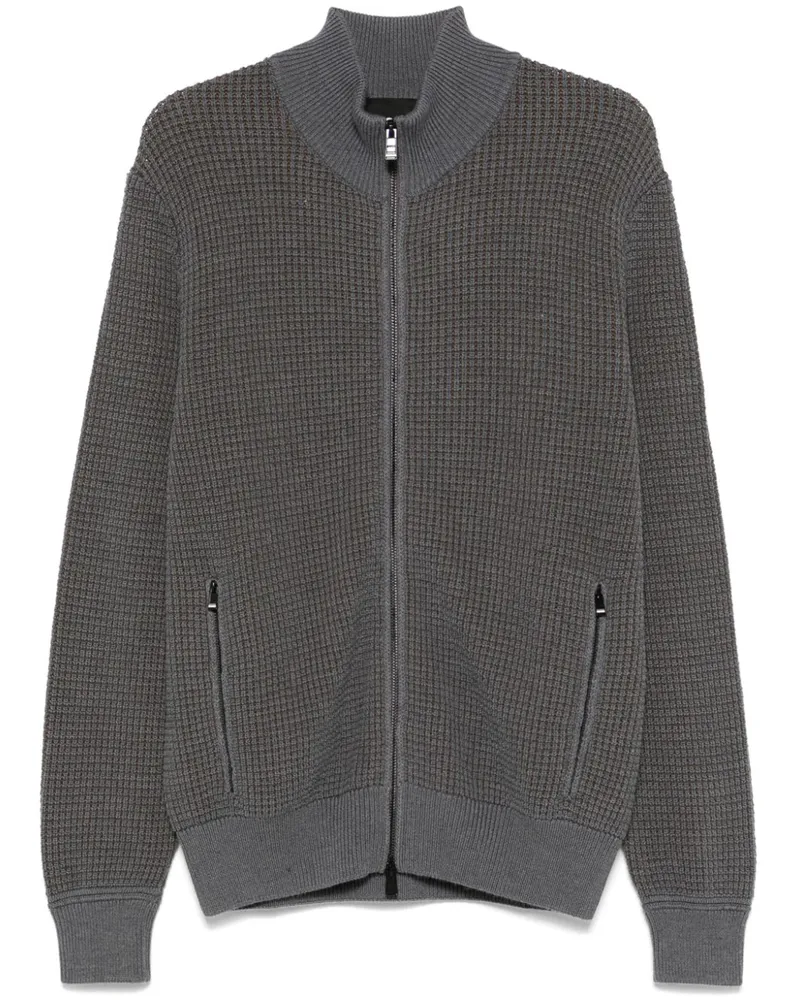 HUGO BOSS H-Emabeo Cardigan - Grau Grau