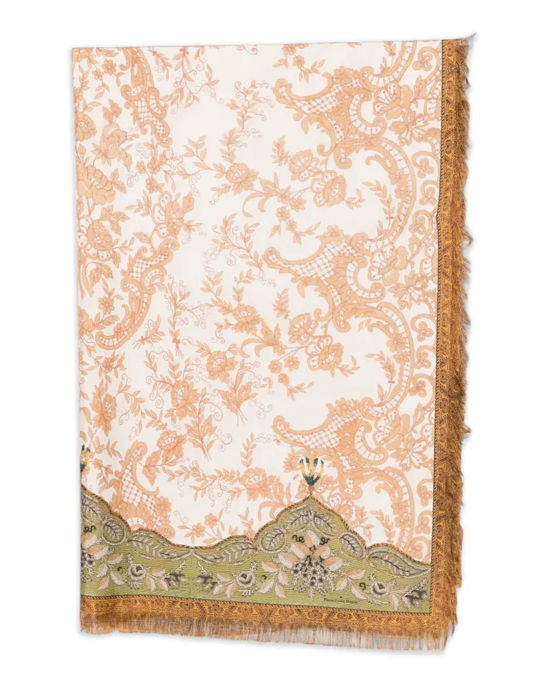 Pierre-Louis Mascia paisley-print fringed scarf - Grün Grün