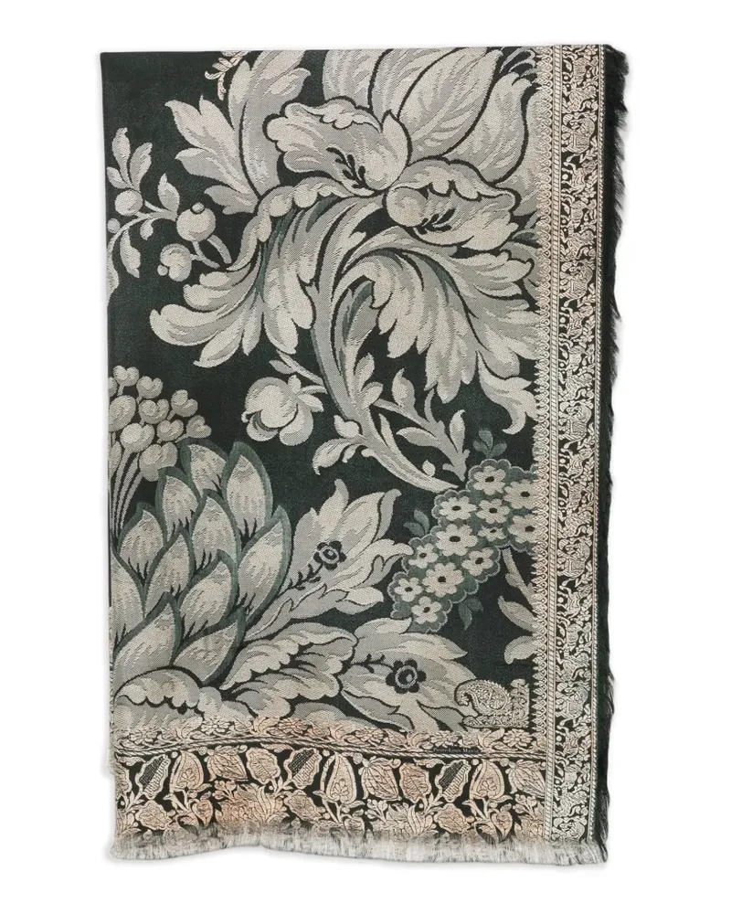 Pierre-Louis Mascia paisley-print fringed scarf - Grün Grün