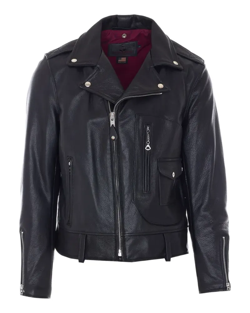 Schott N.Y.C Perfecto motorcycle jacket - Schwarz Schwarz