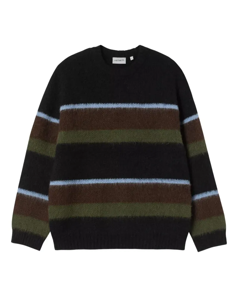 Carhartt WIP Gestreifter Pullover - Schwarz Schwarz