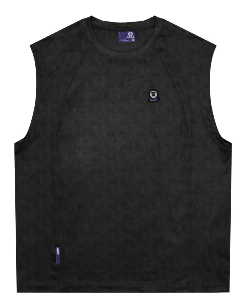 BAPE tonal stitching vest - Schwarz Schwarz