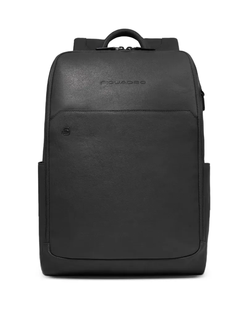 Piquadro Laptop-Rucksack - Schwarz Schwarz