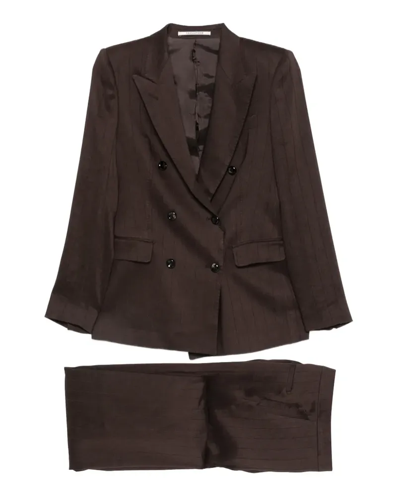 Tagliatore Doppelreihiger Anzug - Braun Braun