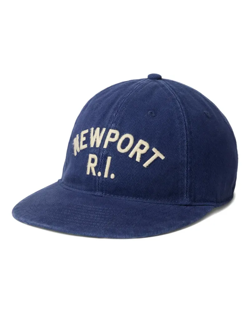 Ralph Lauren Baseballkappe aus Twill mit Logo-Stickerei - Blau Blau