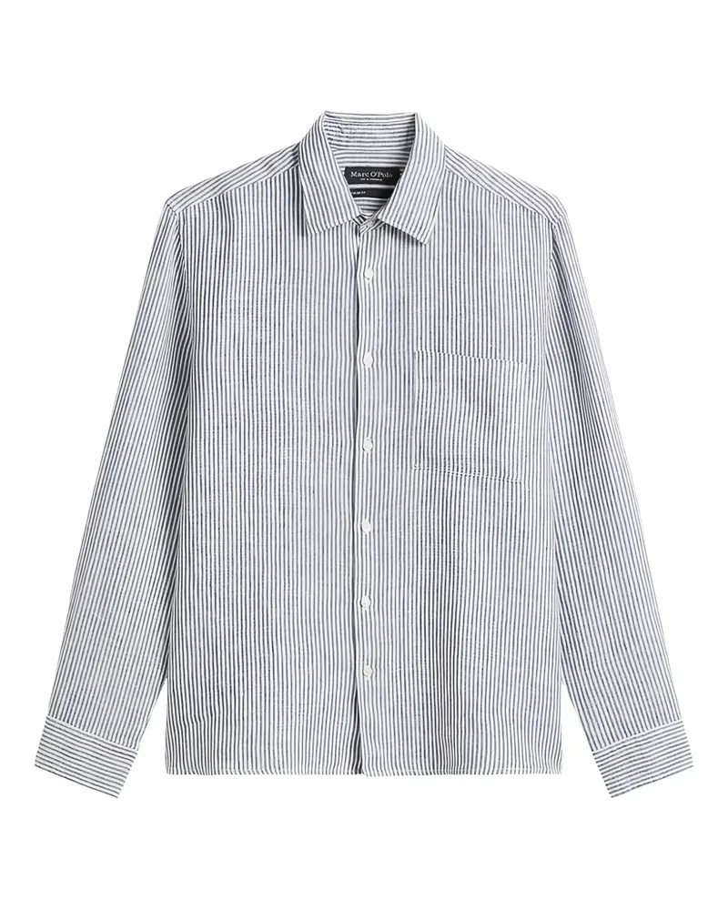 Marc O'Polo Gestreiftes Hemd - Grau Grau