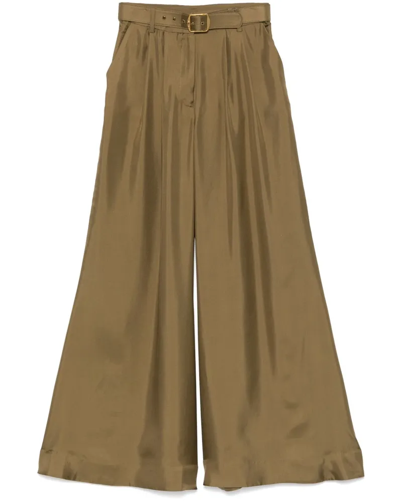 Zimmermann Crush Hose - Grün Grün