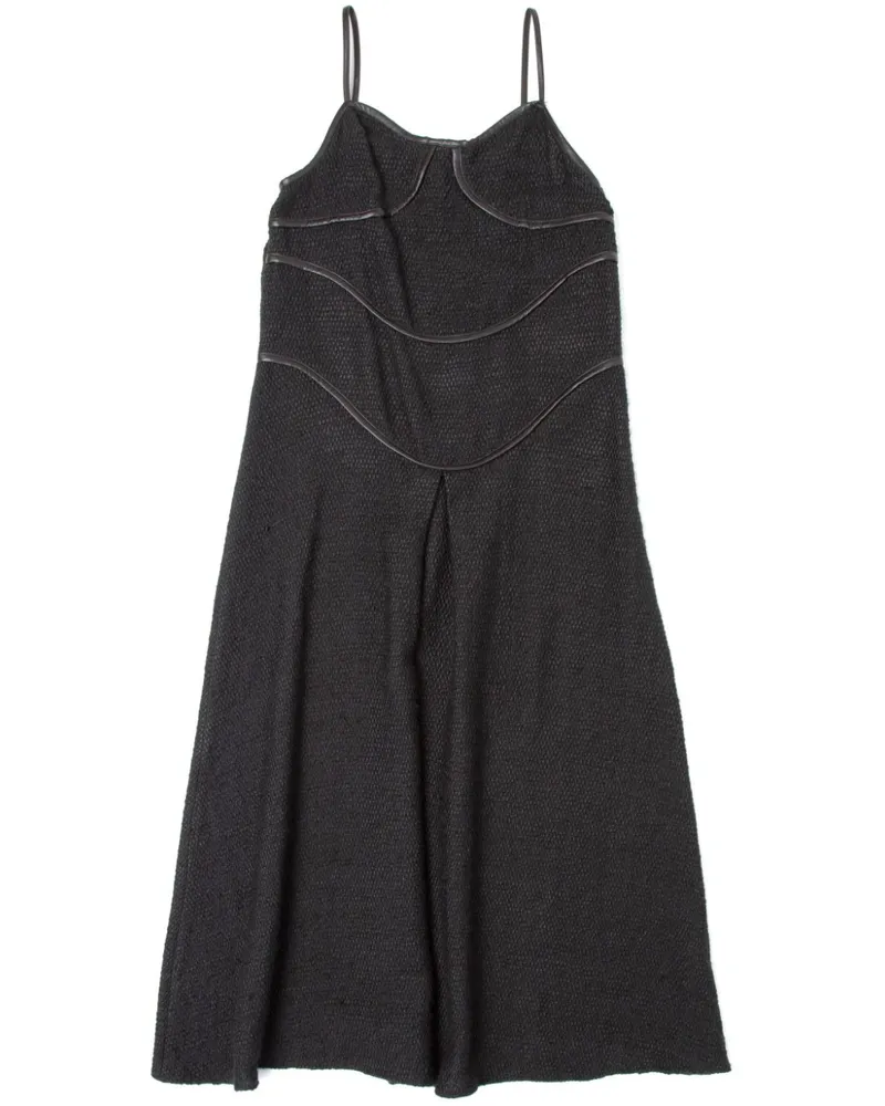 Muller of Yoshiokubo Ausgestelltes Kleid - Schwarz Schwarz