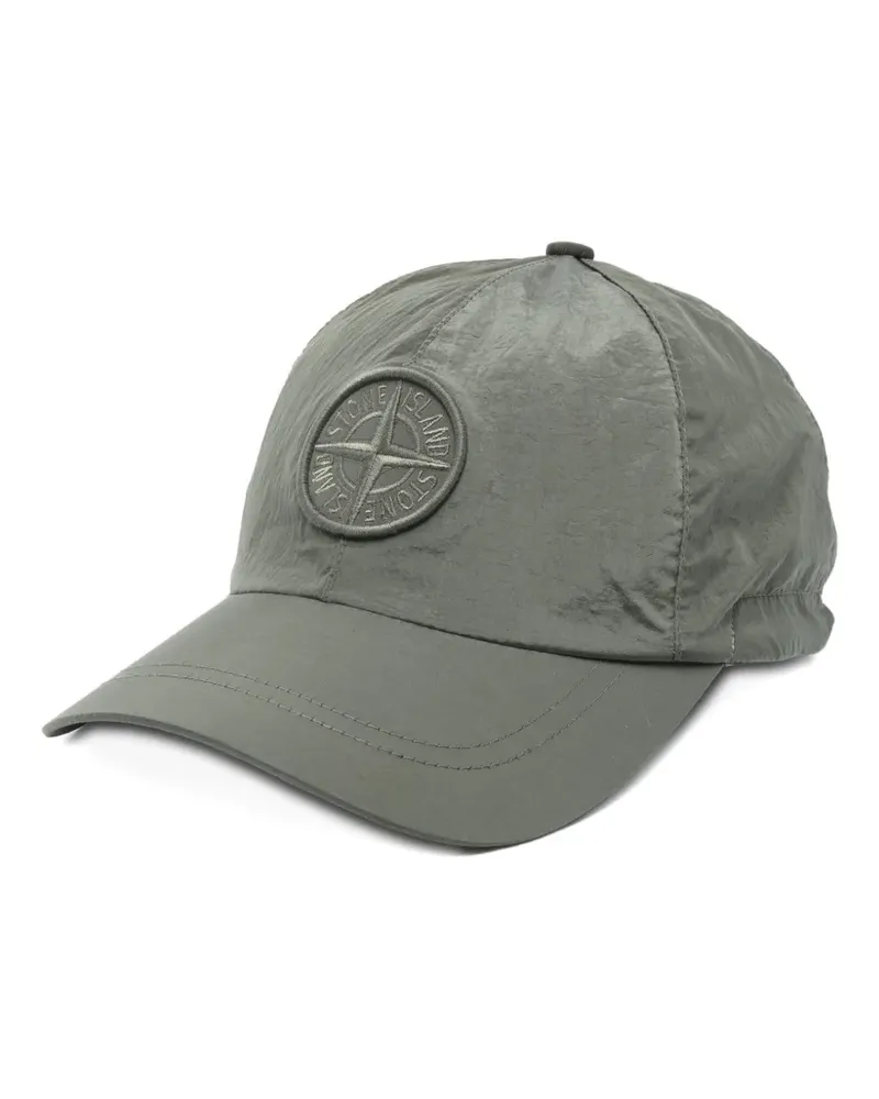 Stone Island logo baseball cap - Grün Grün