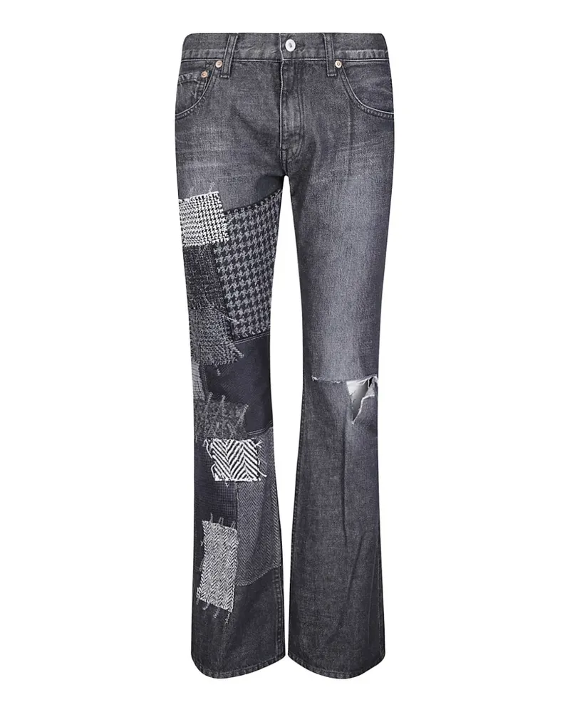 Junya Watanabe Jeans in Distressed-Optik - Grau Grau