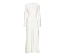 Biascut-Maxikleid mit Blumen - Nude