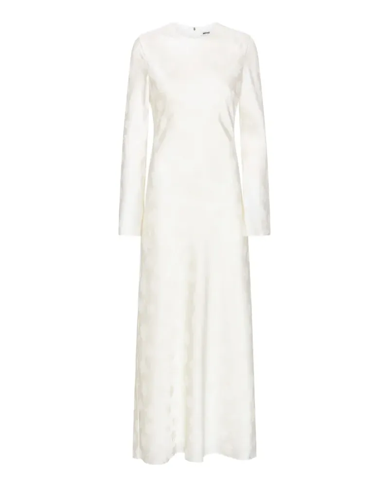 ROTATE Birger Christensen Biascut-Maxikleid mit Blumen - Nude Nude