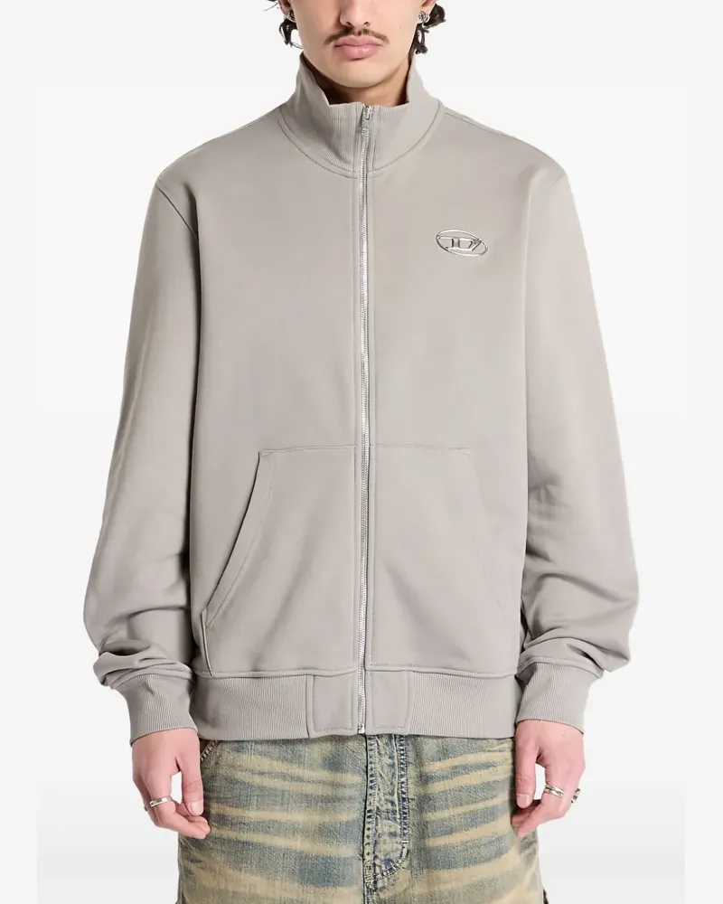 Diesel Ginni Sweatshirt mit Reißverschluss - Grau Grau