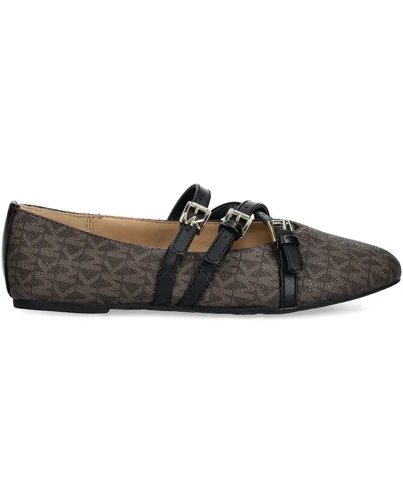 Michael Kors Ballerinas mit Monogrammmuster - Braun Braun