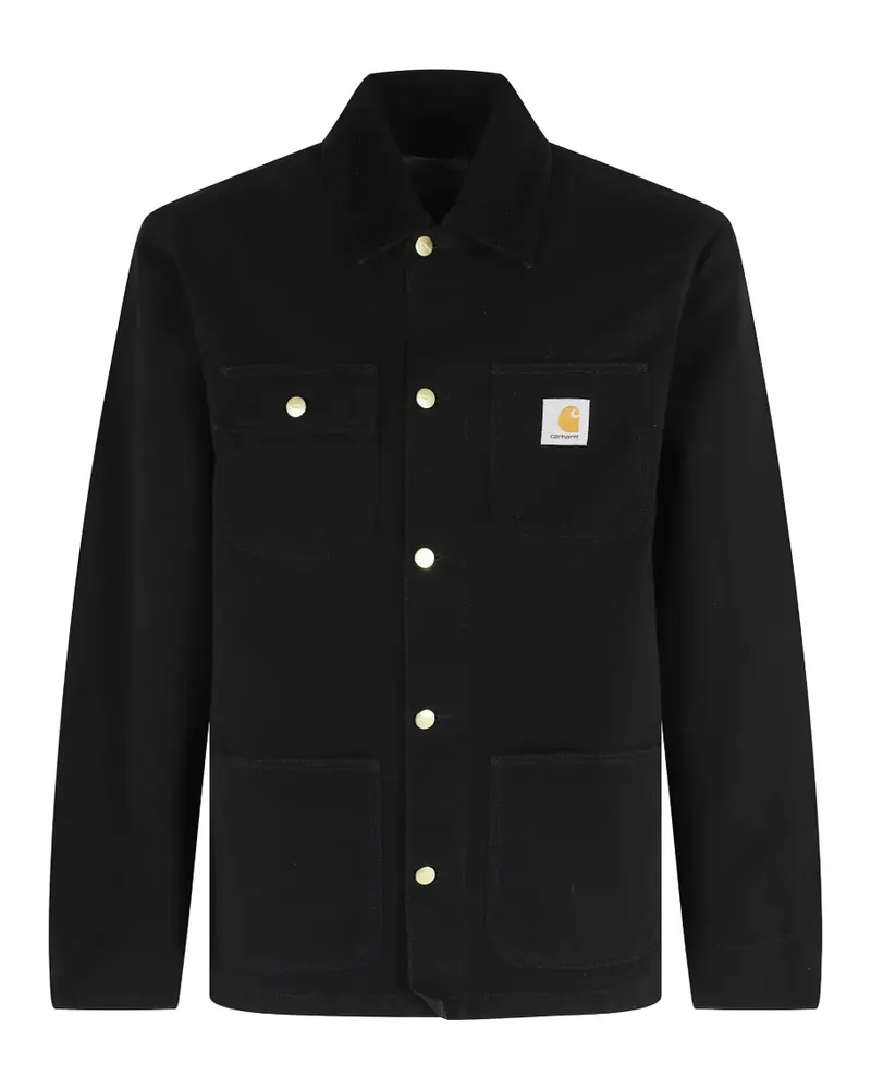 Carhartt WIP Michigan corduroy-collar jacket - Schwarz Schwarz