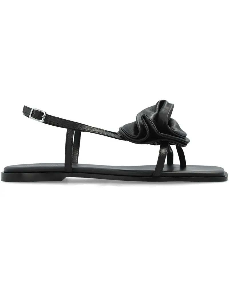 Vic Matié Sandalen aus Leder - Schwarz Schwarz