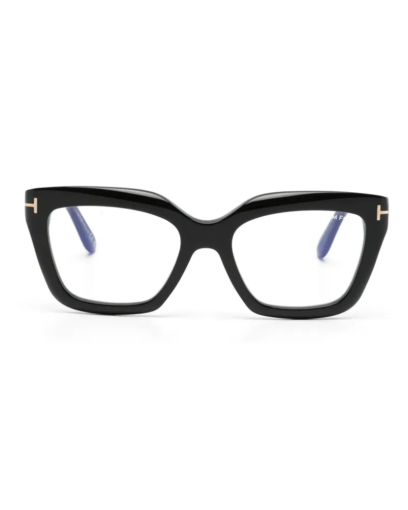 Tom Ford geometric glasses - Schwarz Schwarz