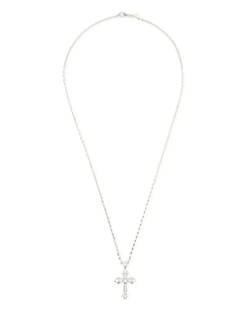 Emanuele Bicocchi Fleury Cross necklace - Silber Silber