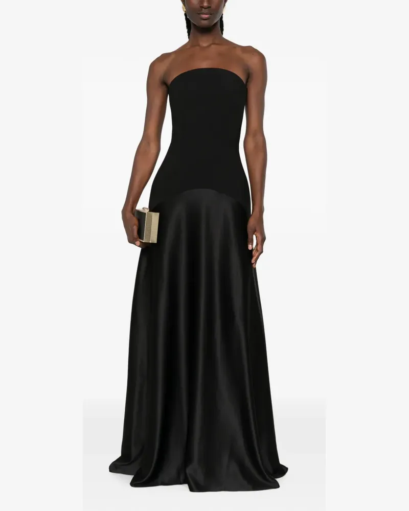Solace London Mae strapless maxi dress - Schwarz Schwarz