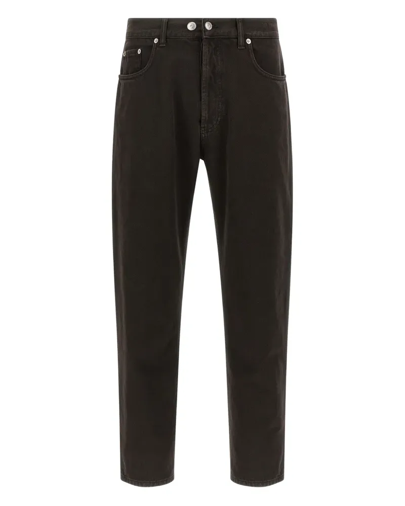Department 5 Musso Jeans mit Used-Effekt - Schwarz Schwarz