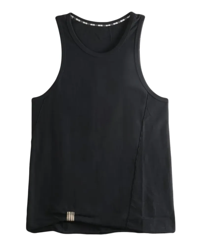 Ziggy Chen exposed-seam vest - Schwarz Schwarz