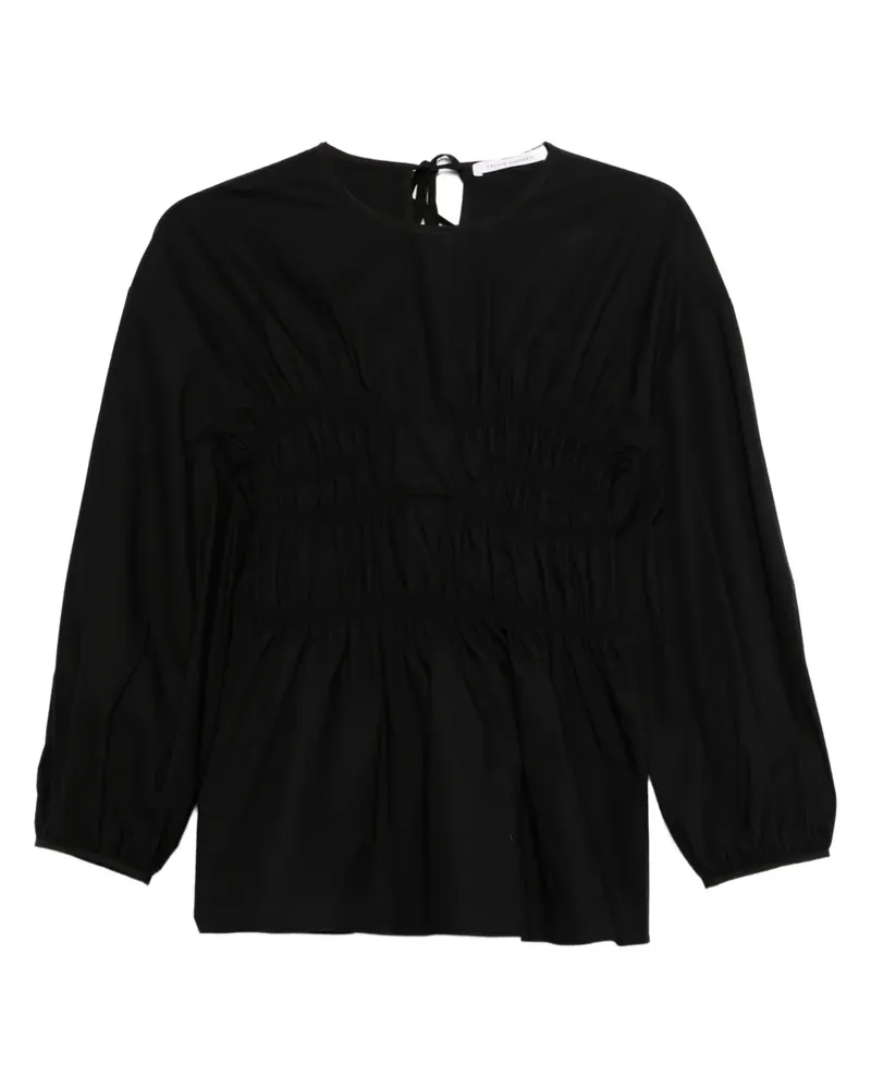 Cecilie Bahnsen long sleeve stitch top - Schwarz Schwarz