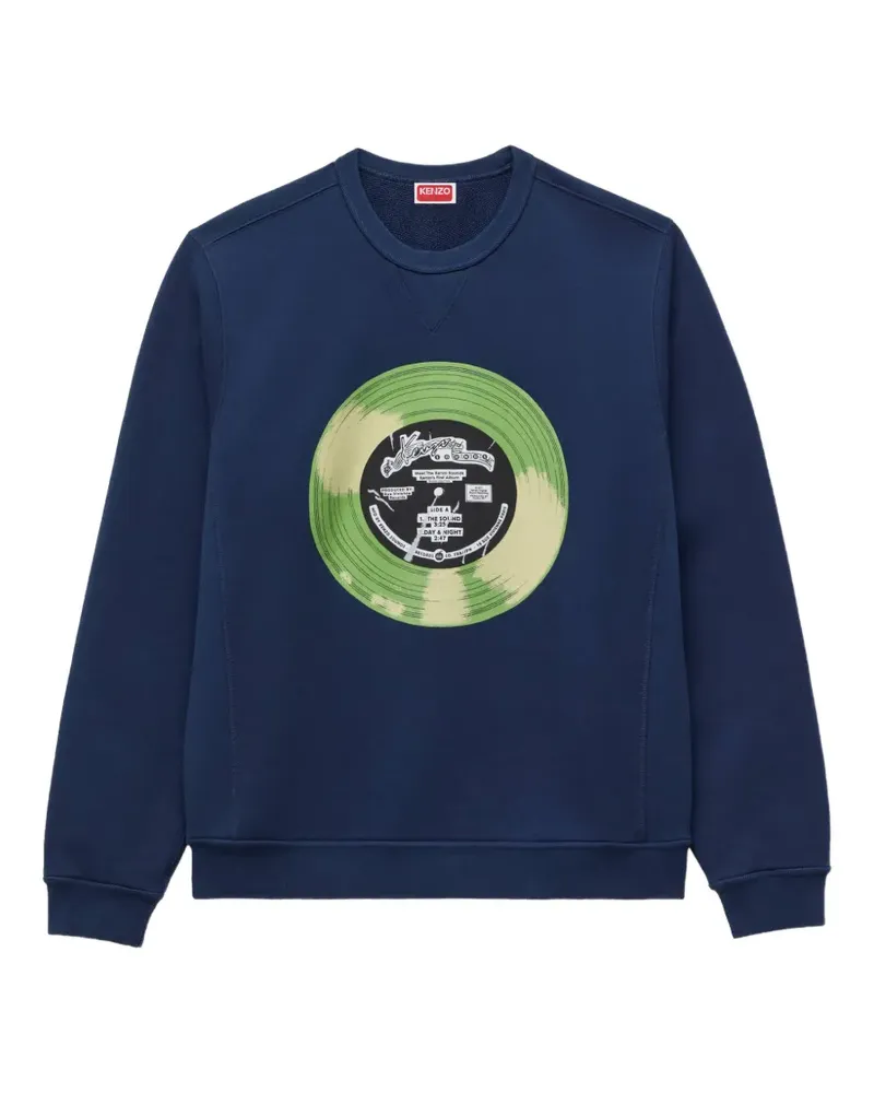 Kenzo Sounds Sweatshirt mit Print - Blau Blau