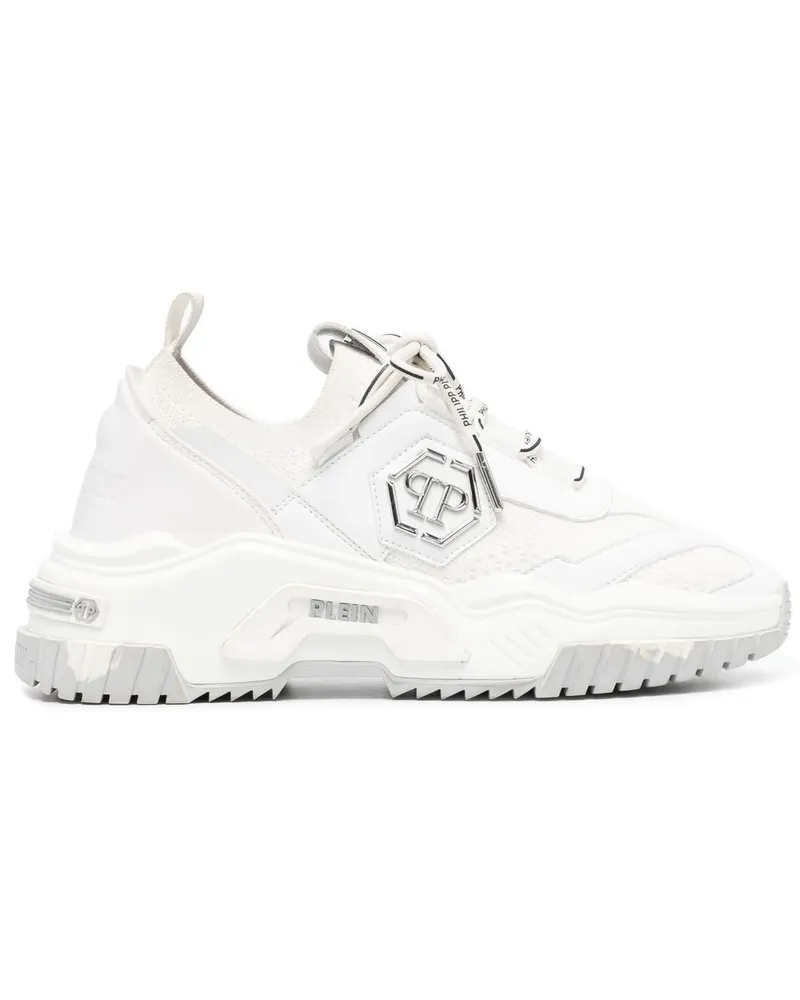 Philipp Plein Runner Hexagon Sneakers - Weiß Weiß