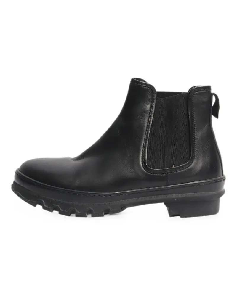 LEGRES round-toe leather Chelsea boots - Schwarz Schwarz