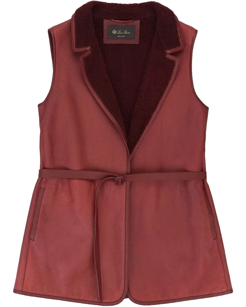 Loro Piana Sherman Hartfield Weste - Rot Rot