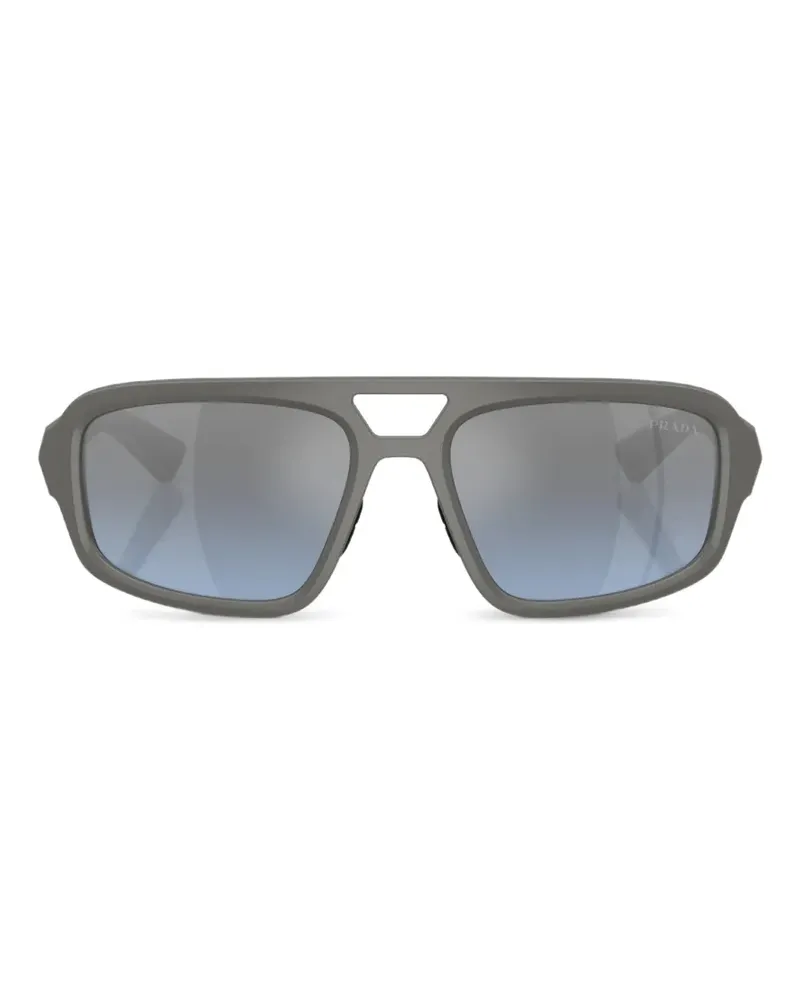 Prada browline-frame sunglasses - Grau Grau